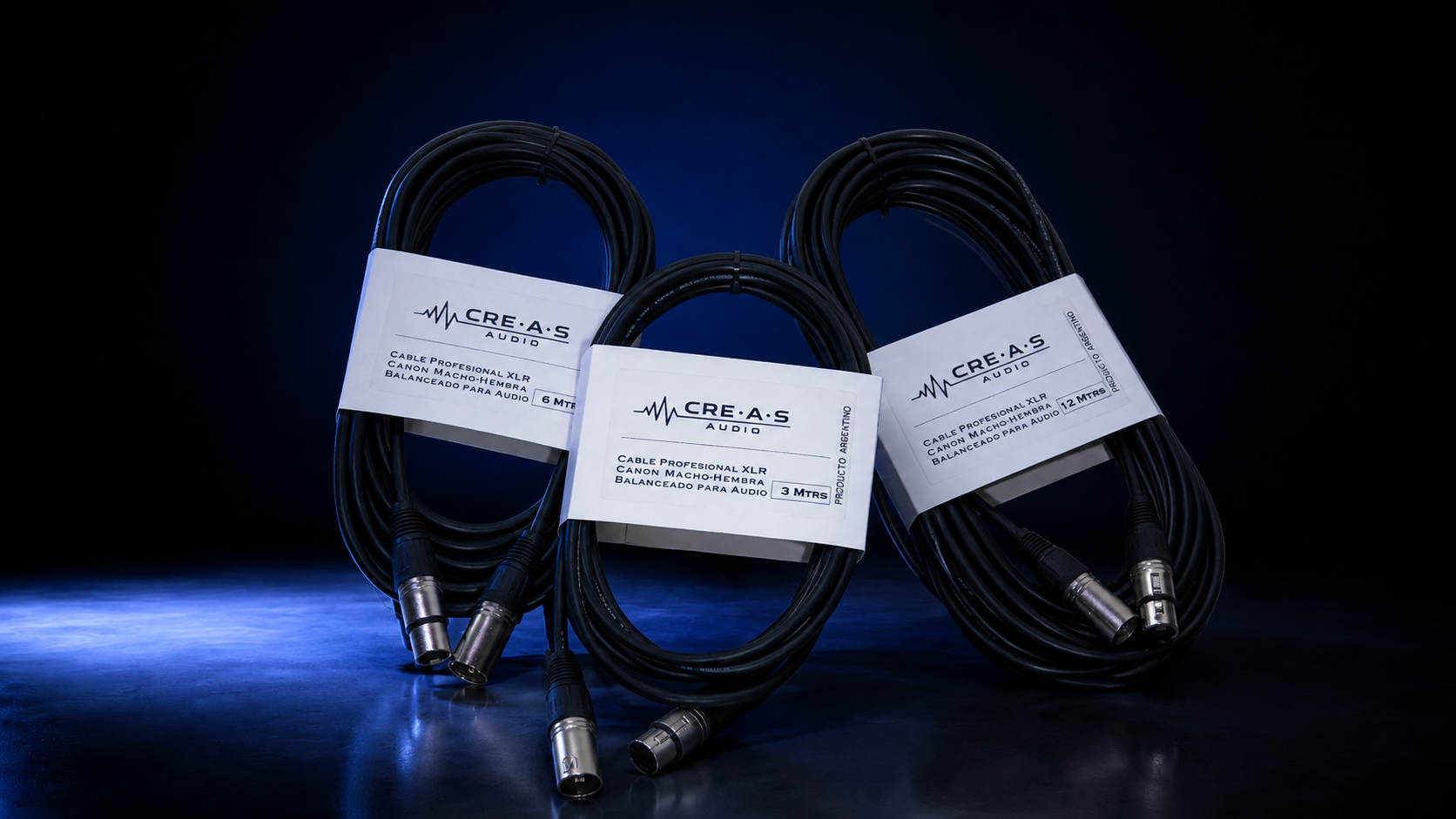 Familia de cables profesionales XLR CRE·A·S Audio